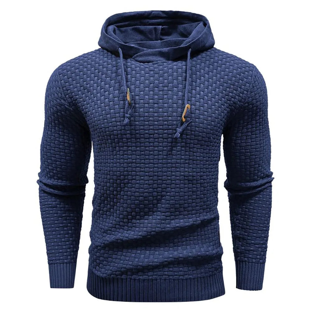 Hoodie met textuur en capuchon