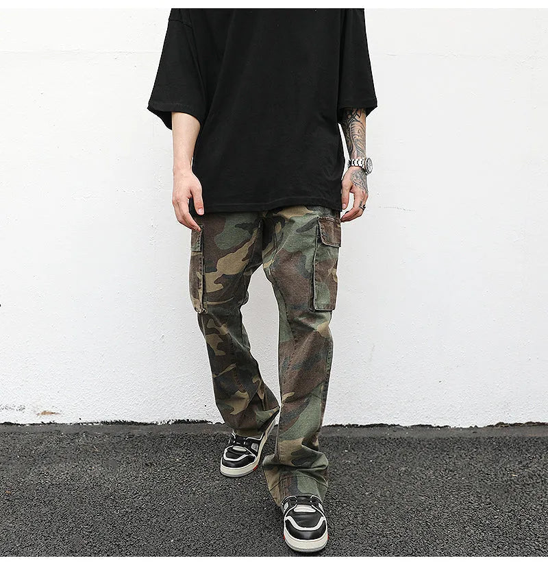 Cargo broek met cargo pockets