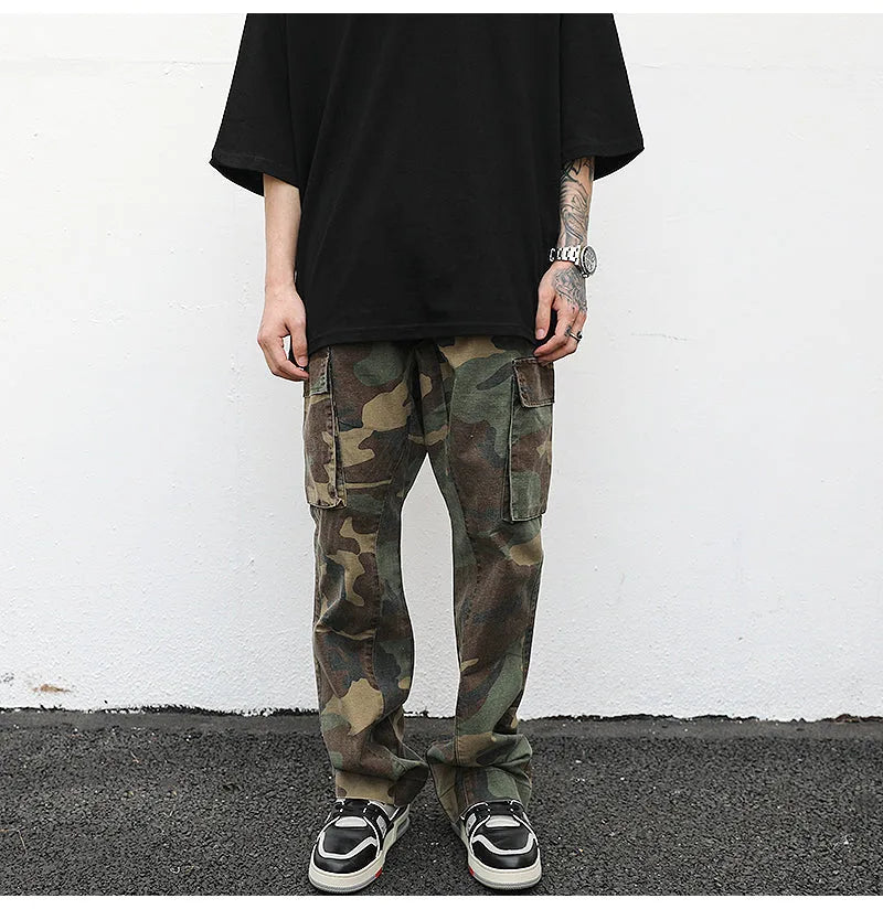Cargo broek met cargo pockets