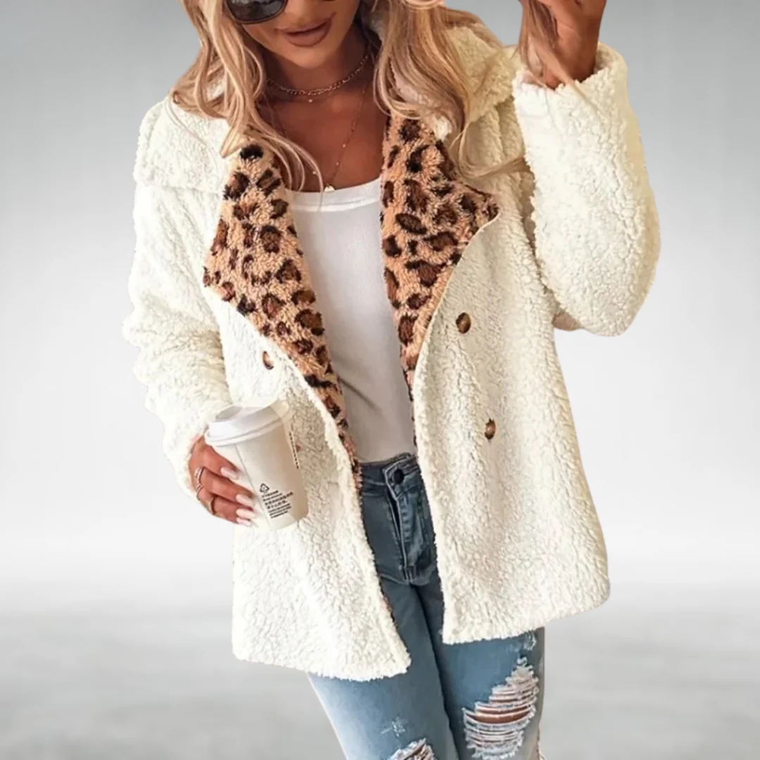 JAS MET LEOPARD ACCENT VOOR VROUWEN