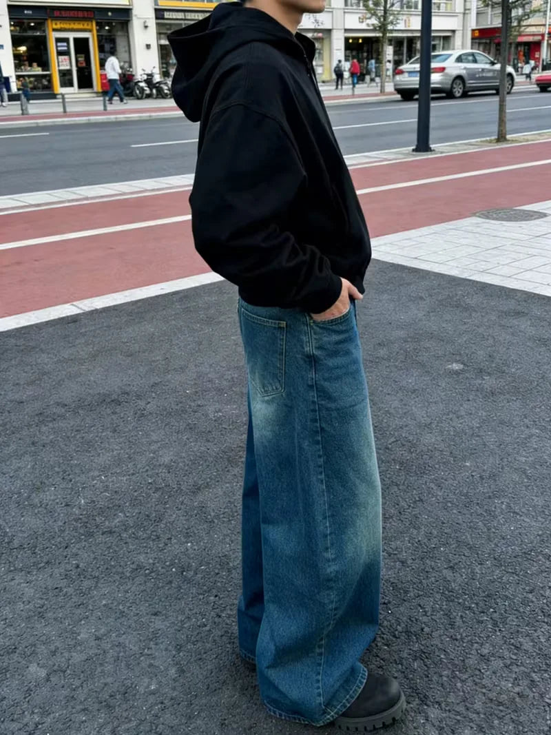 Loose fit jeans met vijf-pocket design