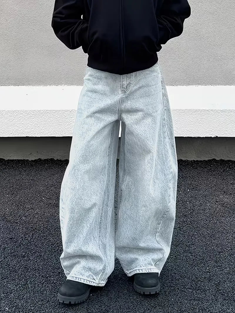 Loose fit jeans met vijf-pocket design