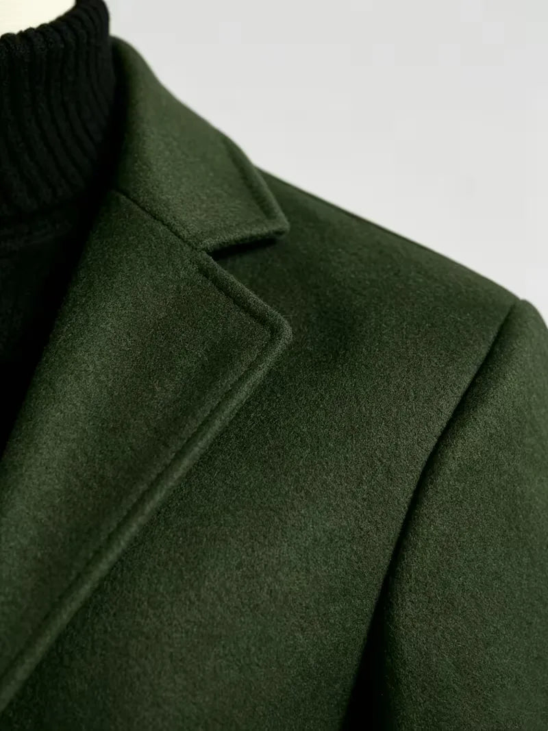 Trenchcoat met lapel collar
