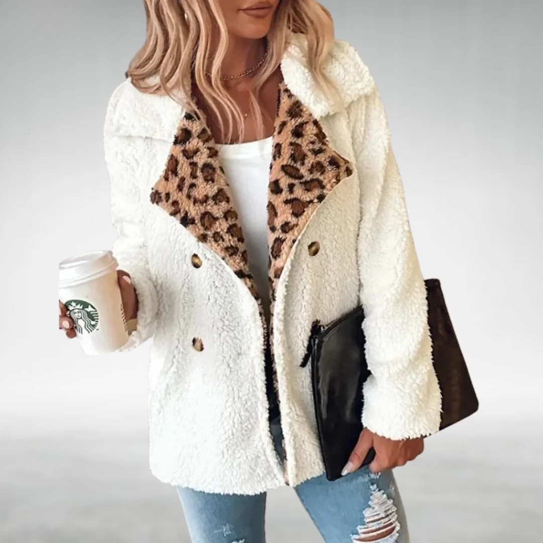 JAS MET LEOPARD ACCENT VOOR VROUWEN