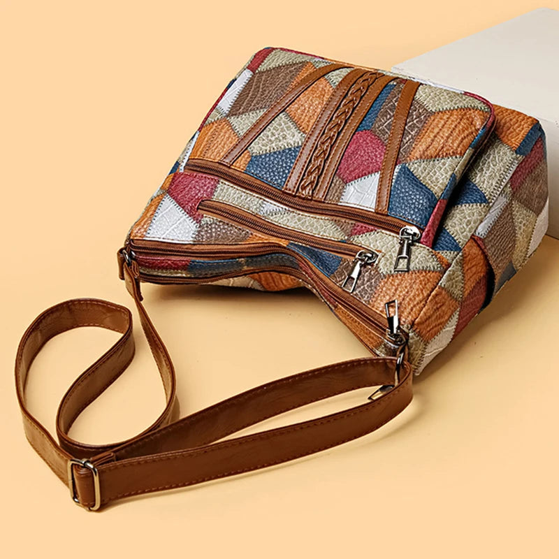 SAC PATCHWORK GEOMETRISCHE VOOR VROUWEN