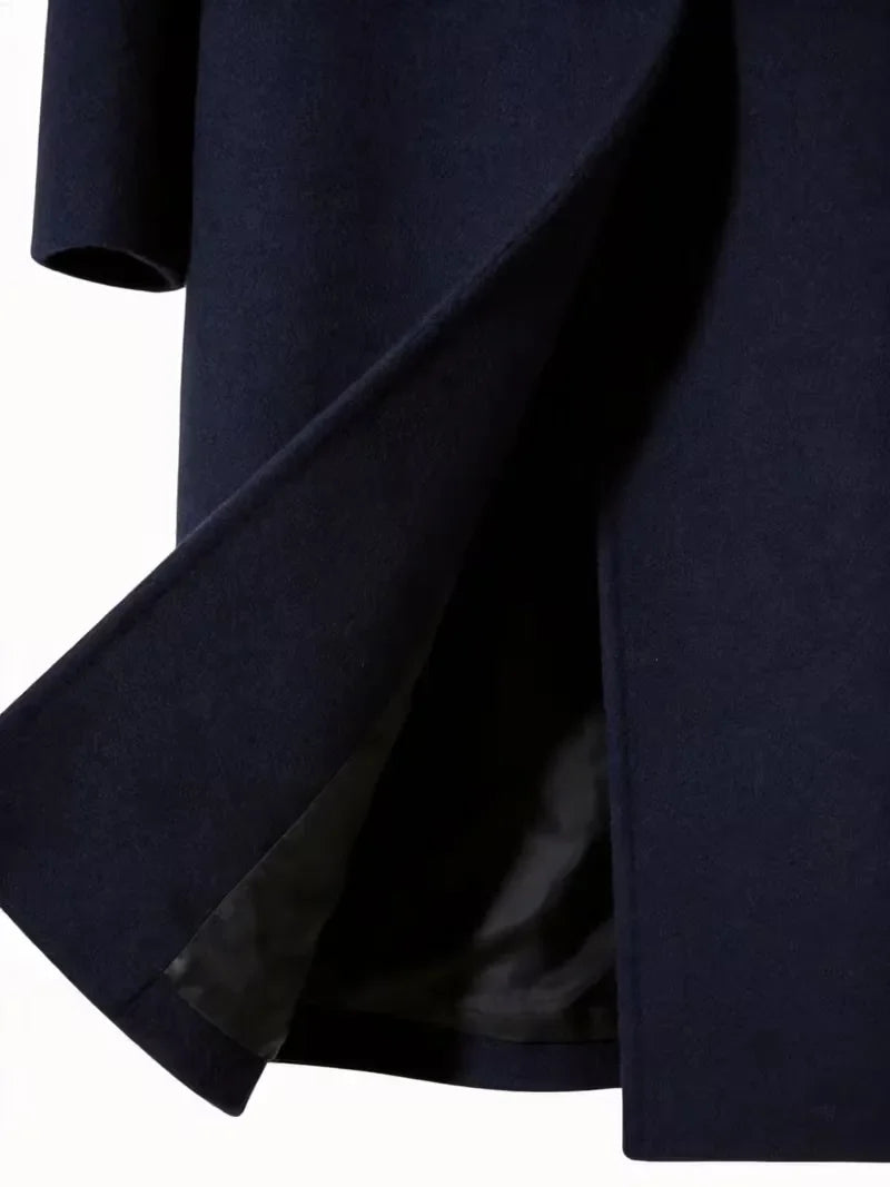 Trenchcoat met lapel collar
