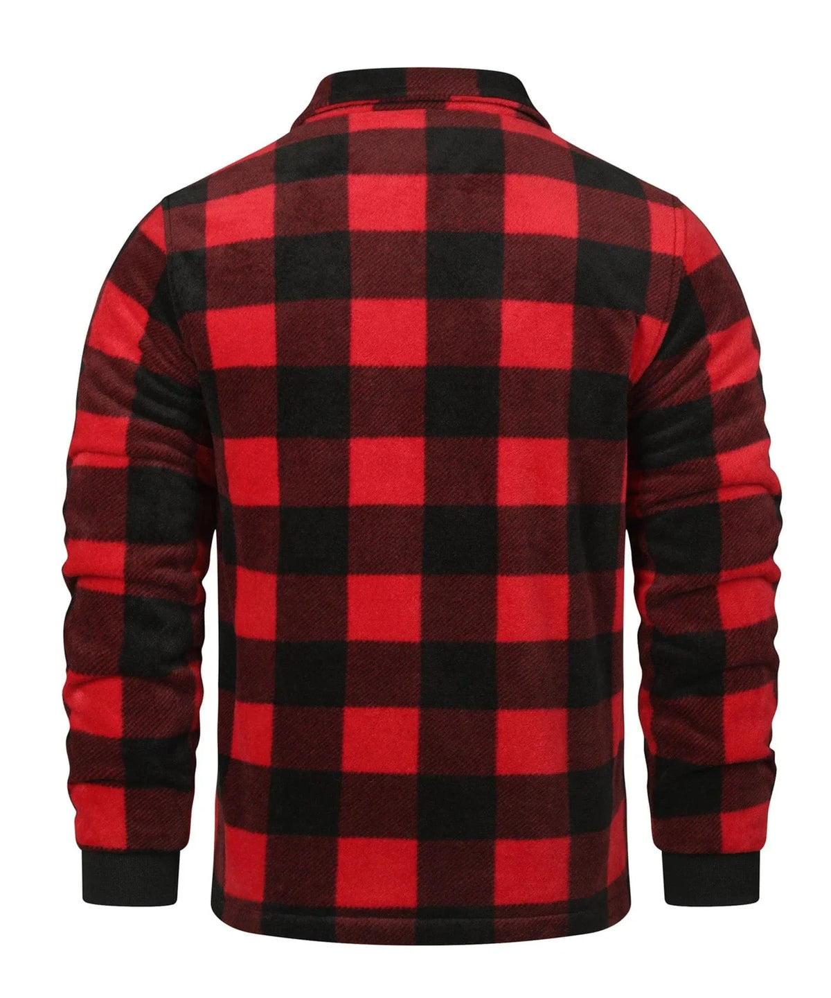 Trui met V-neck en ruitpatroon