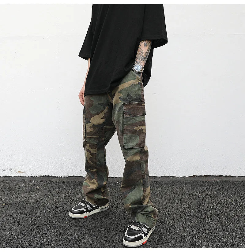 Cargo broek met cargo pockets