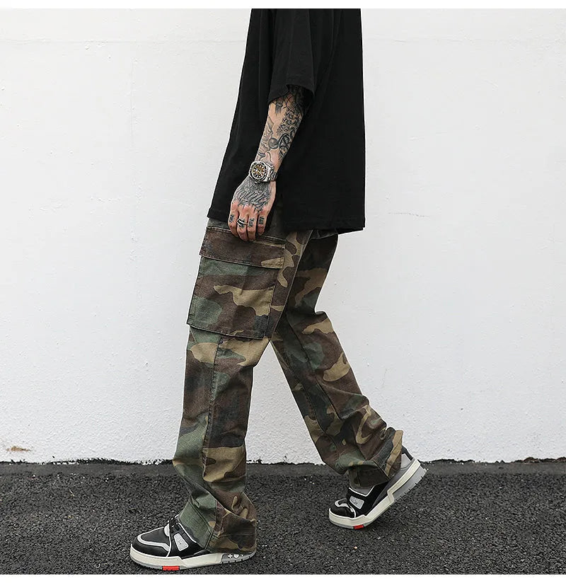 Cargo broek met cargo pockets
