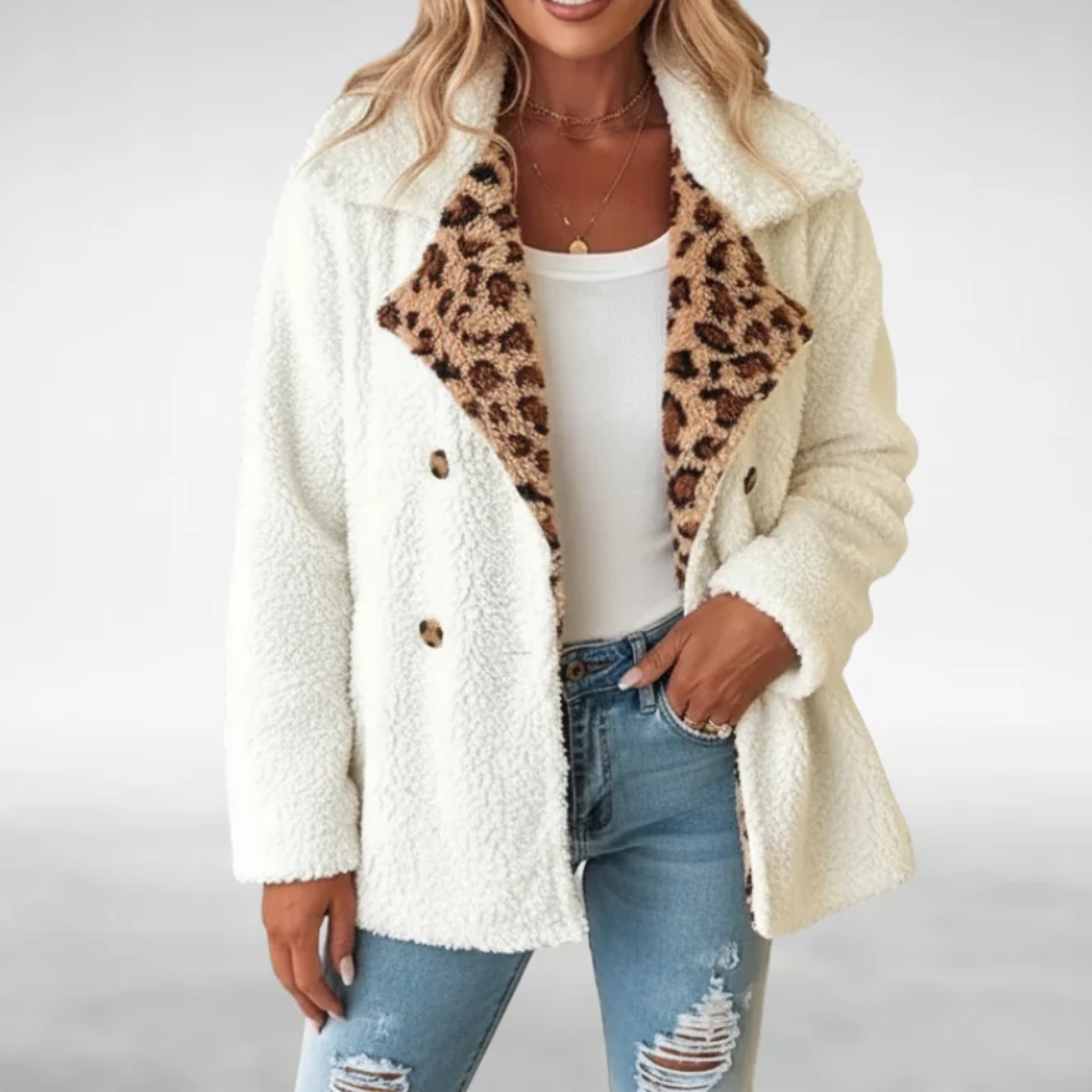 JAS MET LEOPARD ACCENT VOOR VROUWEN