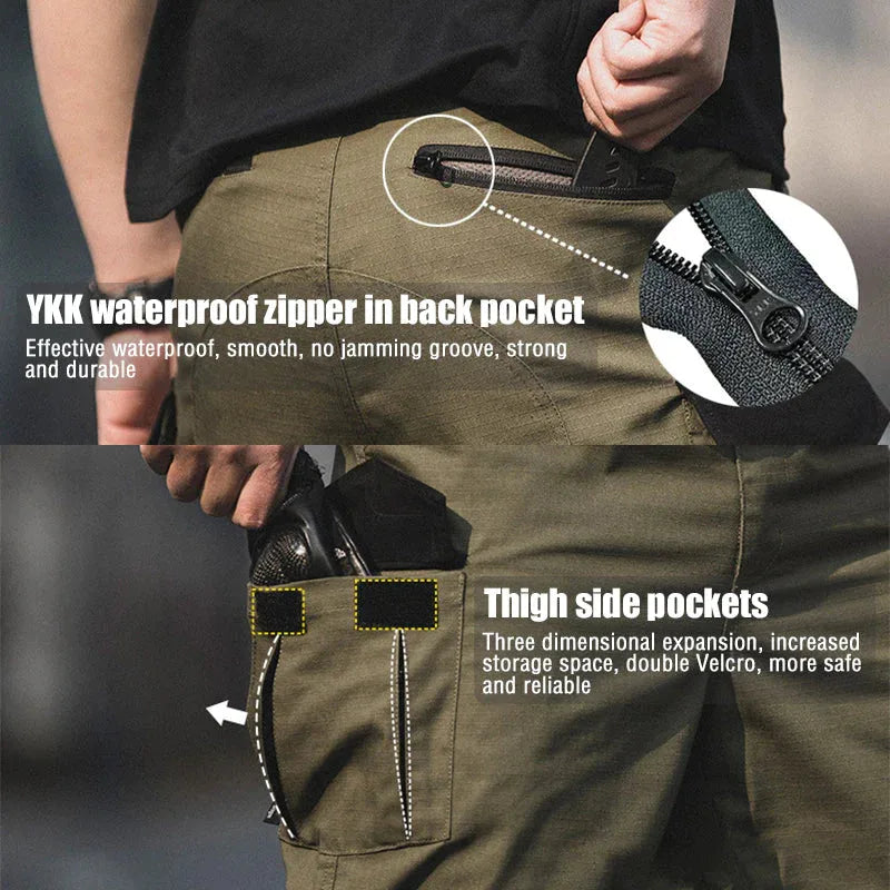 Cargo broek met meerdere zakken