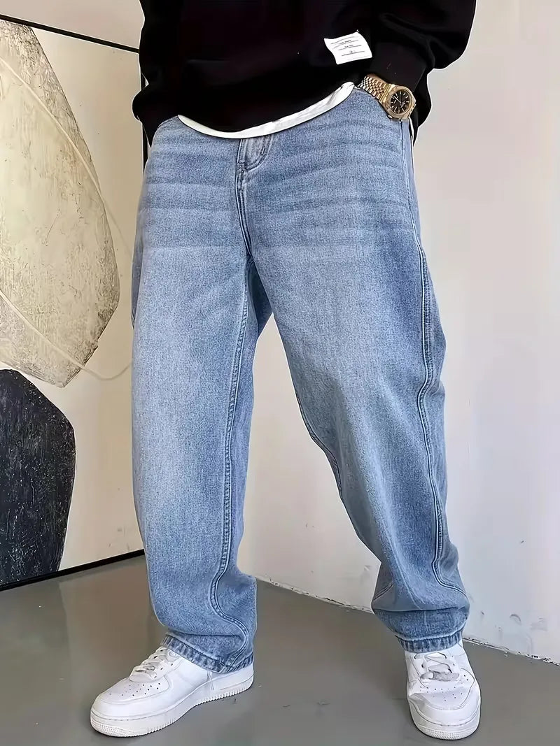 Straight jeans met vijf-pocket design