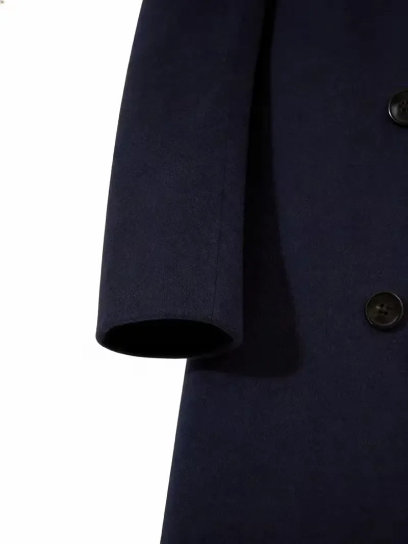 Trenchcoat met lapel collar