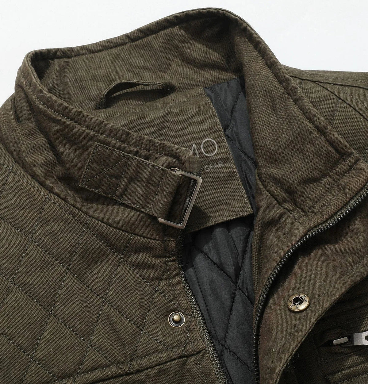 Parka met utility pockets