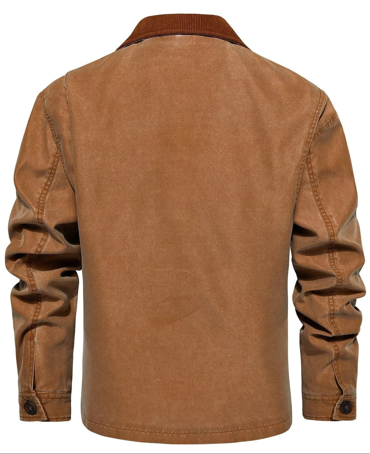Parka met corduroy kraag