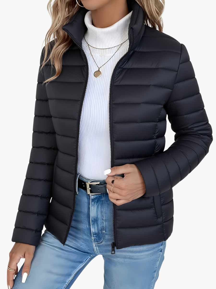 SLIM FIT GEWATTEERD JASJE VOOR VROUWEN