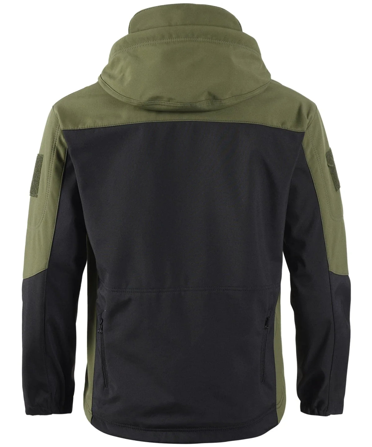 Parka met camouflage en verstelbare capuchon