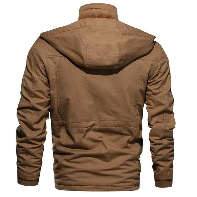 Parka met fleece voering