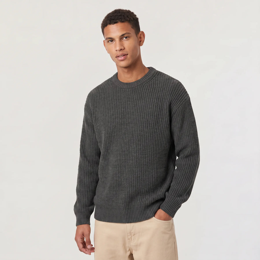 Gebreide trui met crew neckline
