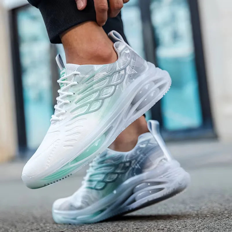 Lichte sneakers met vetersluiting voor outdoor activiteiten
