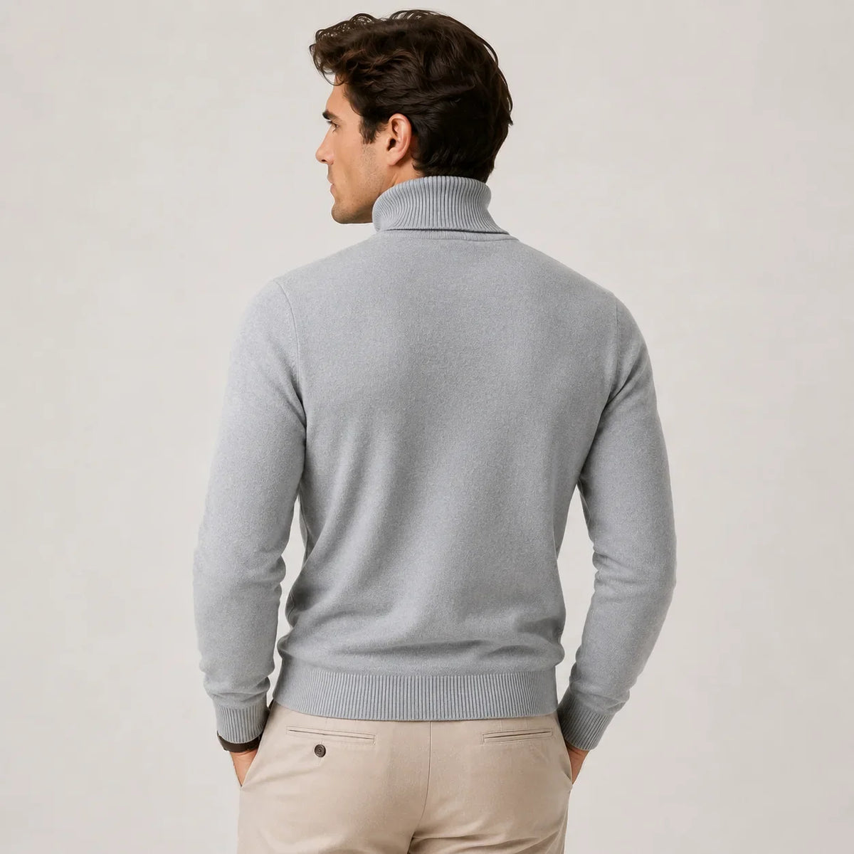 Coltrui met ribbed turtleneck