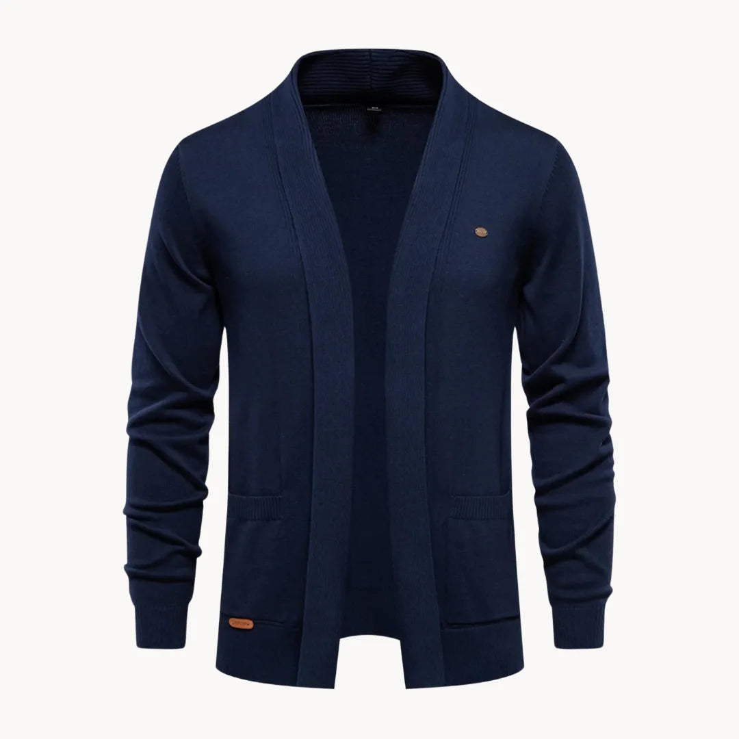 Hugo | Open cardigan met v-hals en lange mouwen