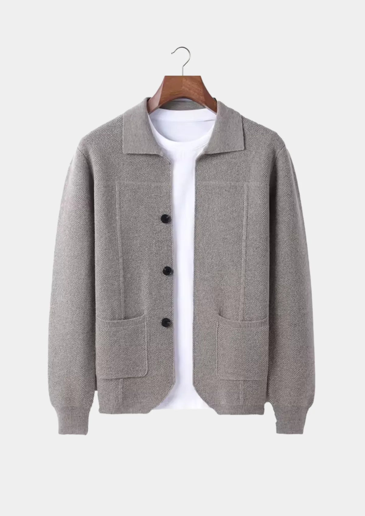 Cardigan van 100% cashmere met knoopsluiting