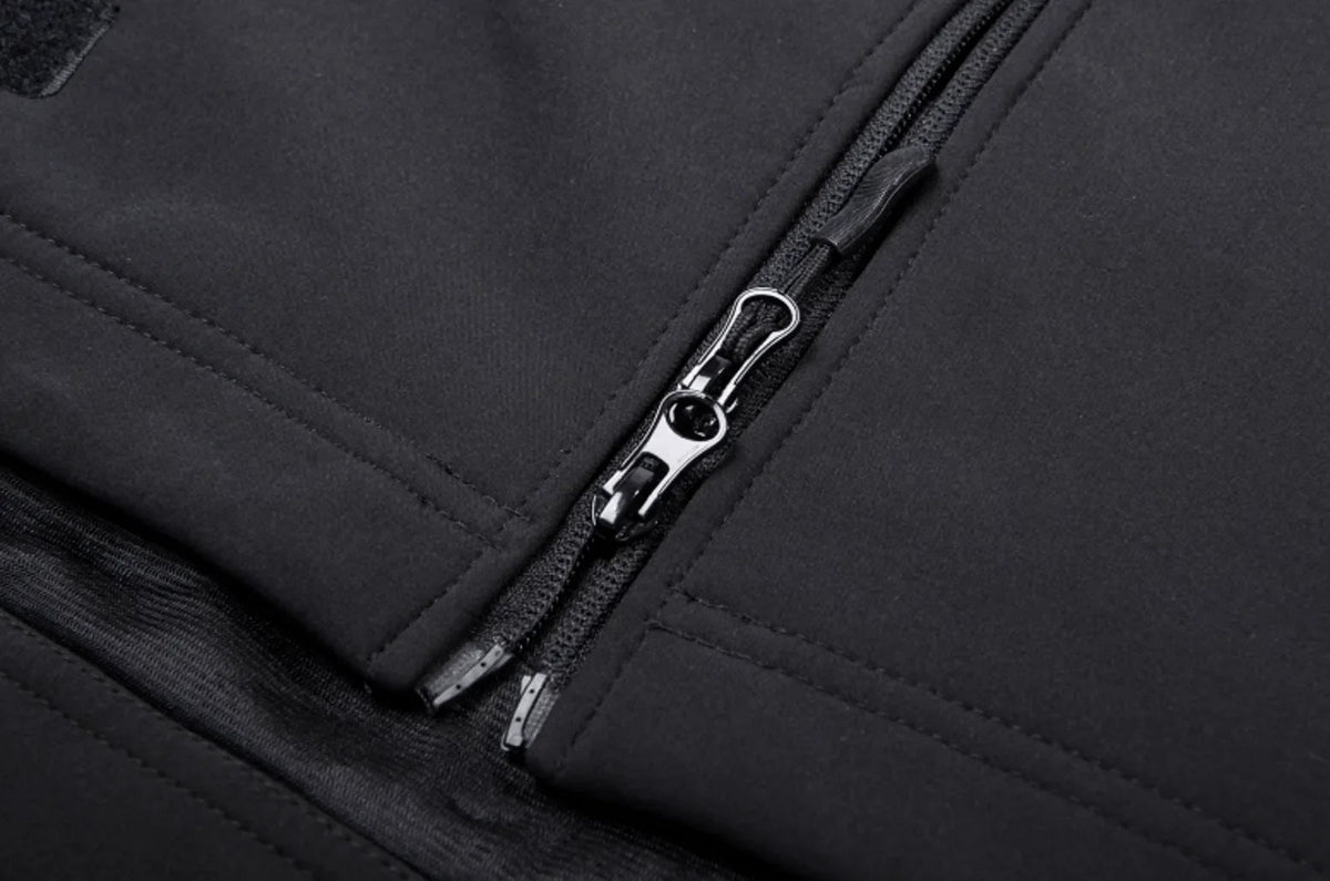 Parka met capuchon en ritszakken