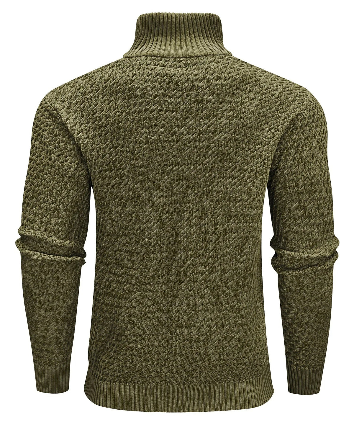 Zip-up trui met turtle