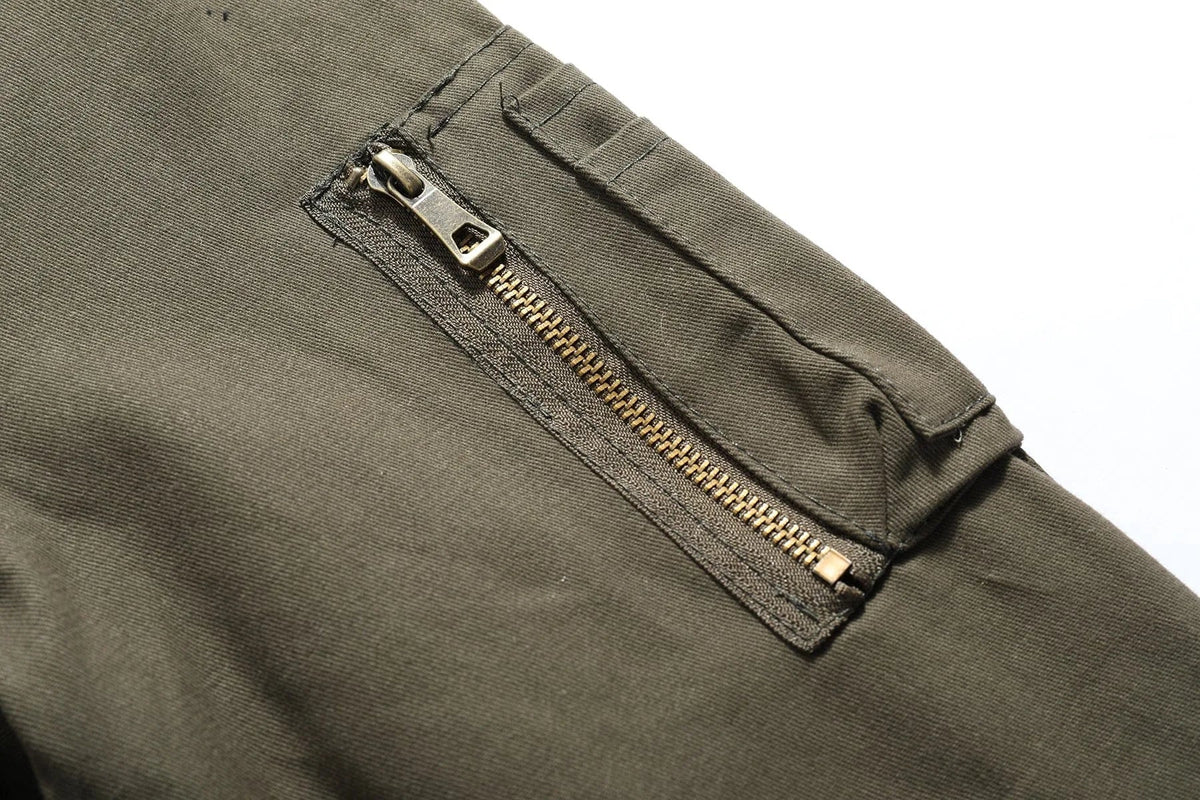 Bomberjack met shearling kraag