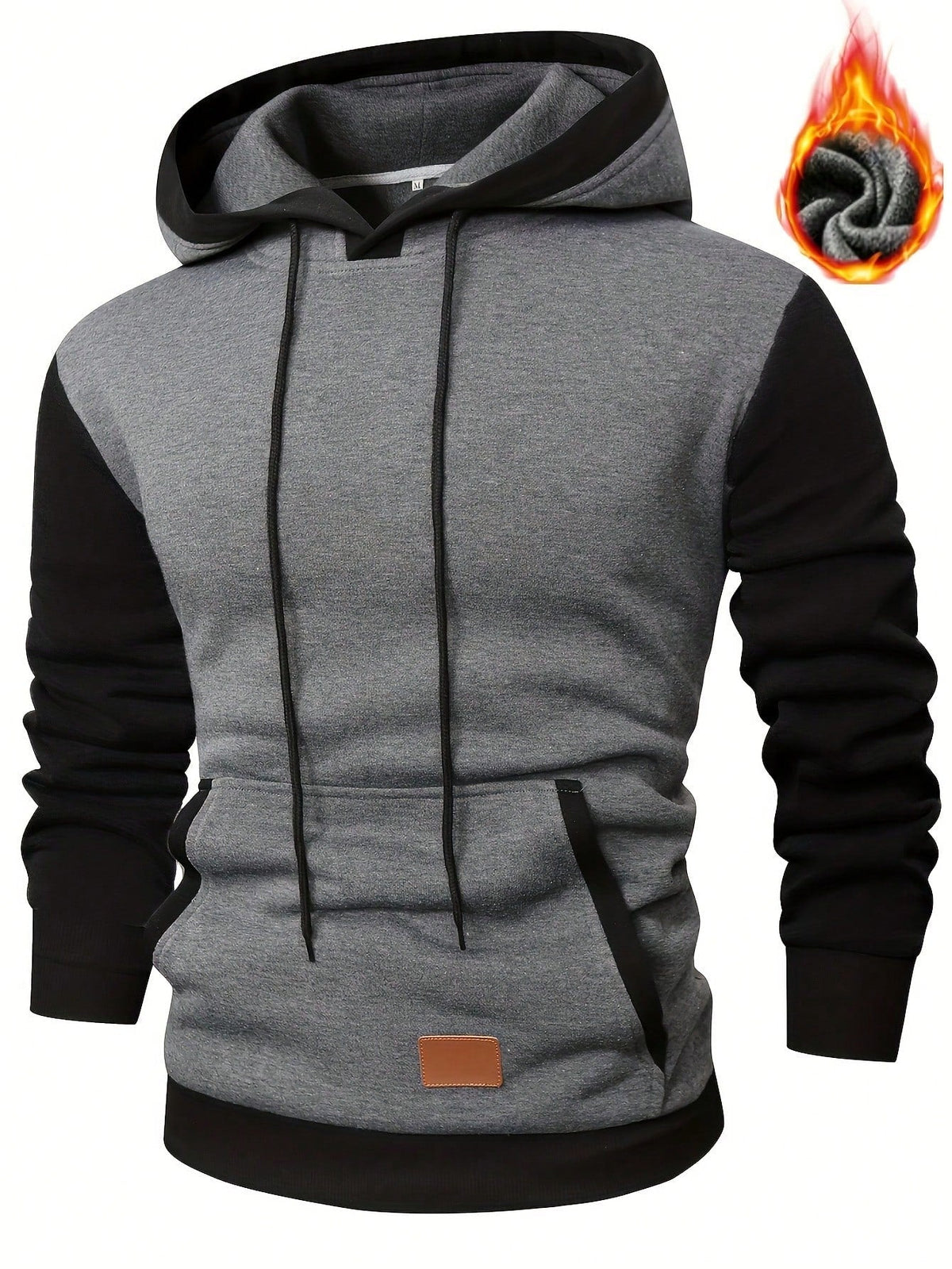 Bram | Herenhoodie met kleurenblokken