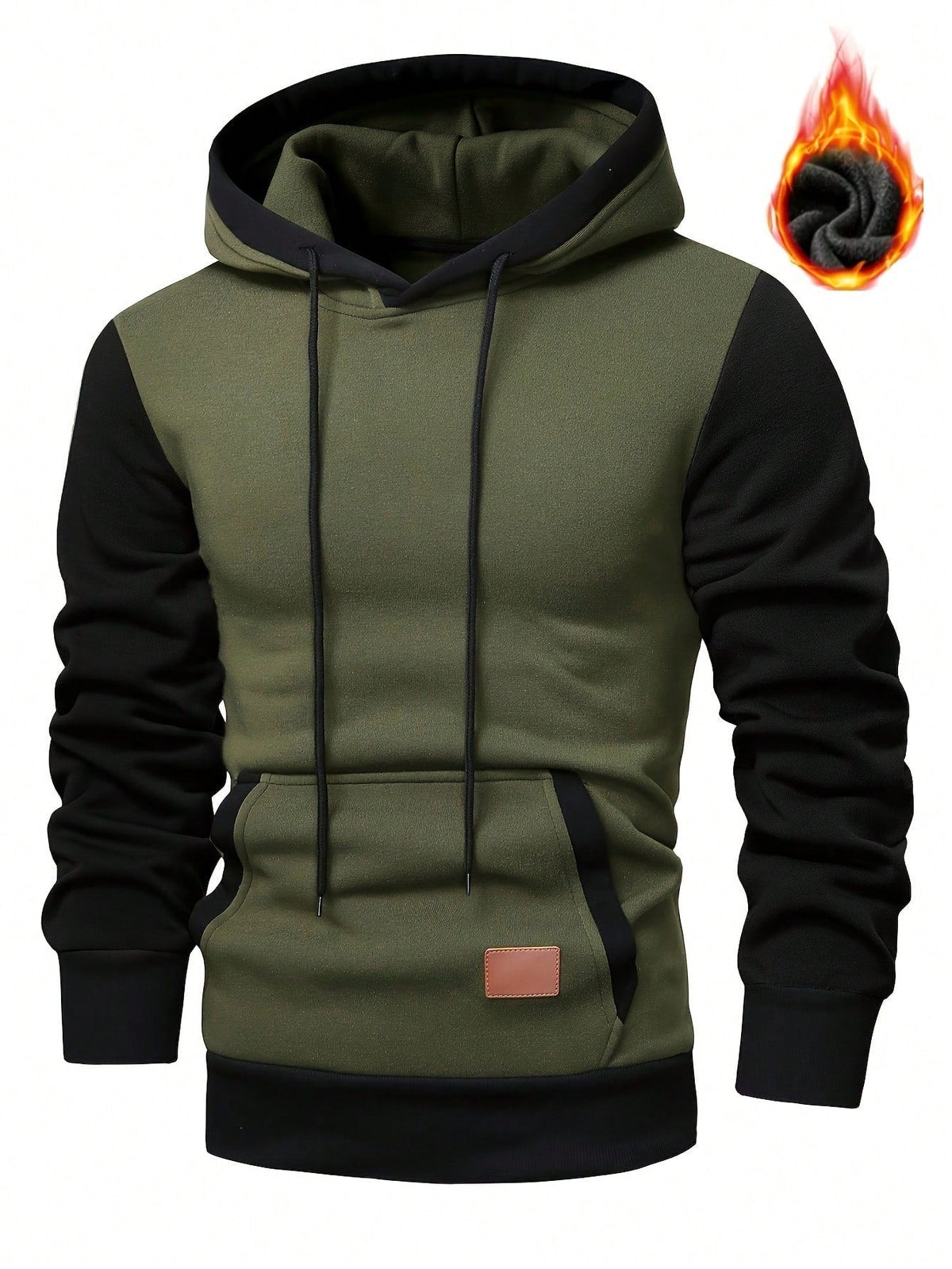 Bram | Herenhoodie met kleurenblokken