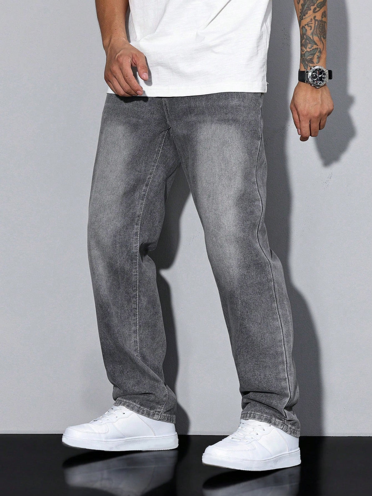 Daan | Effen kleur casual heren jeans