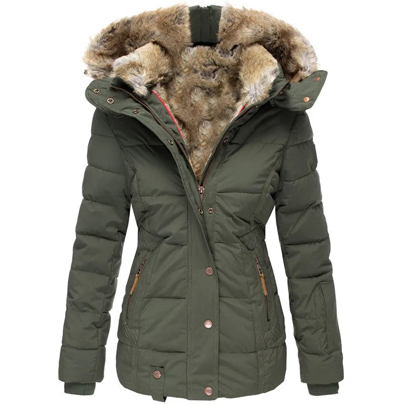 PARKA JASJE MET VOERING VOOR VROUWEN