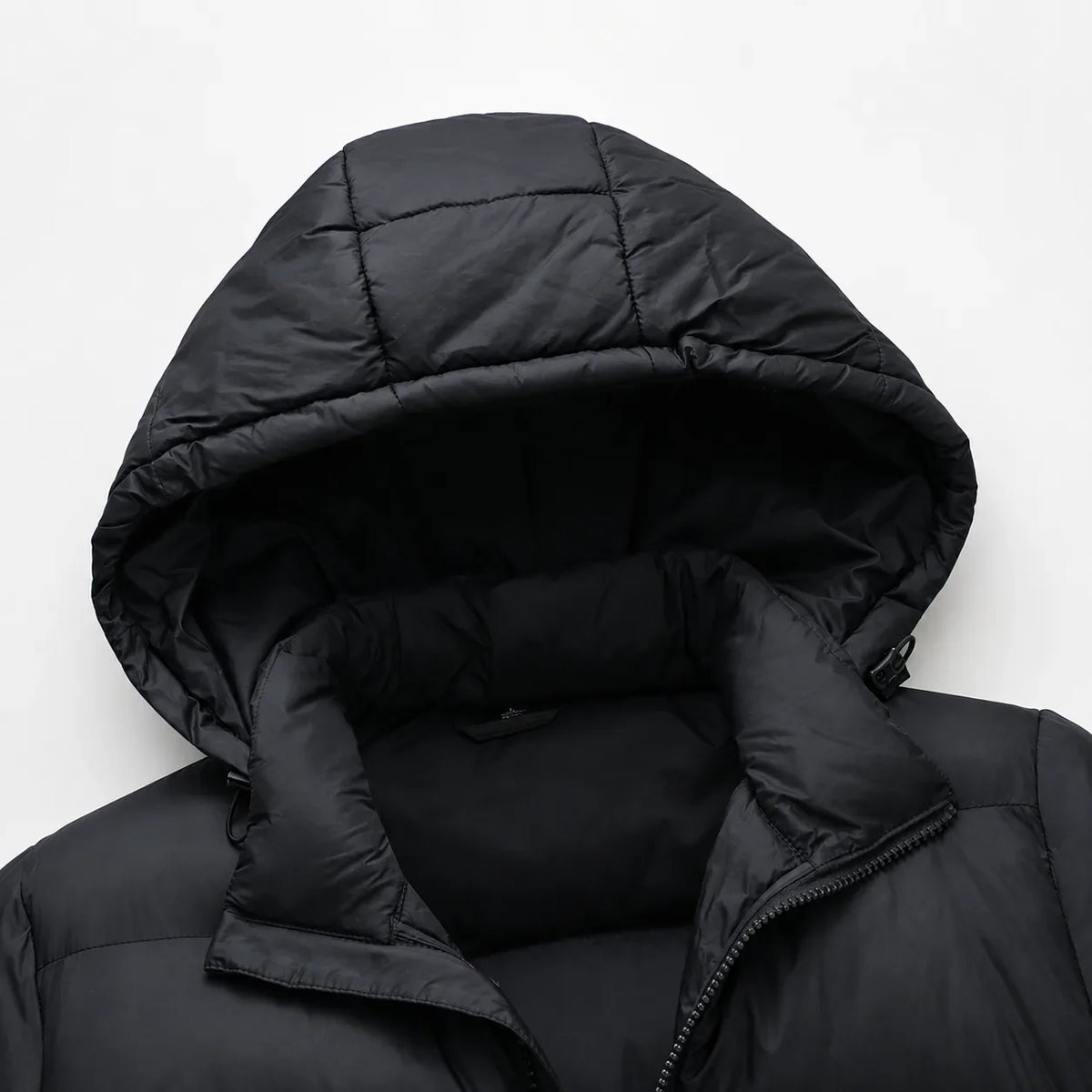 Puffer jacket met capuchon