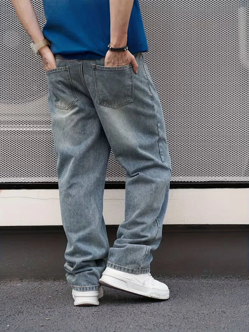 Loose fit jeans met vijf-pocket design