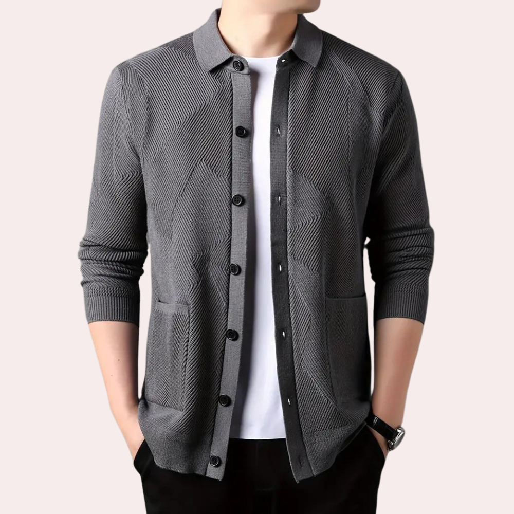 Jip | Zacht gebreid heren vest