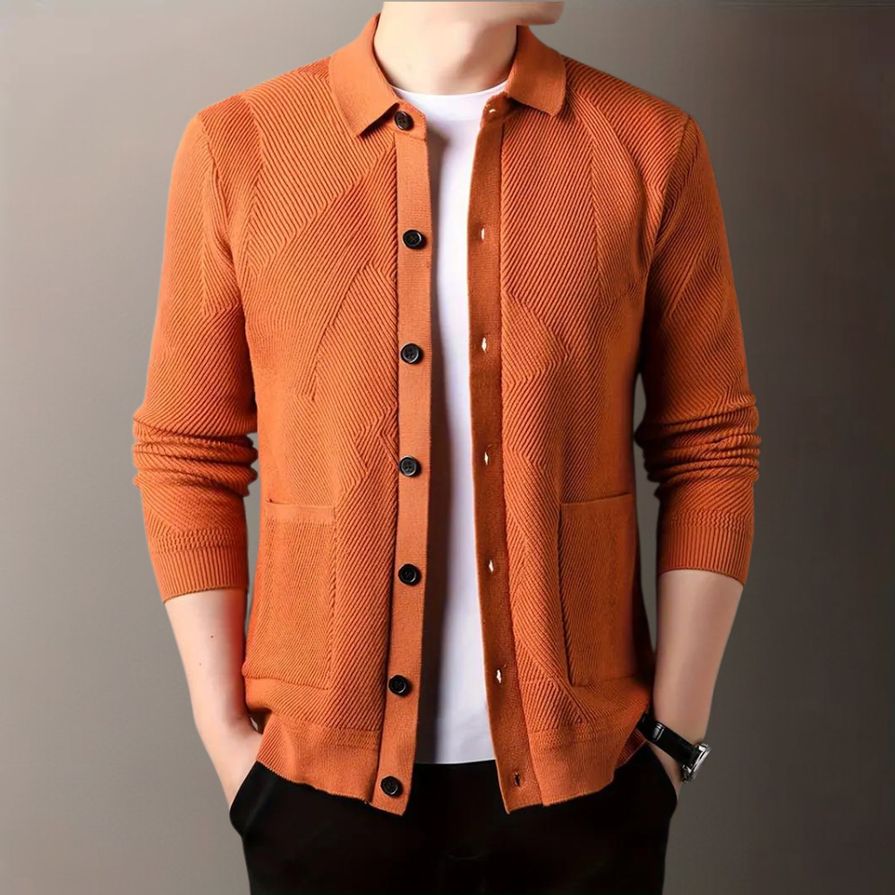 Jip | Zacht gebreid heren vest