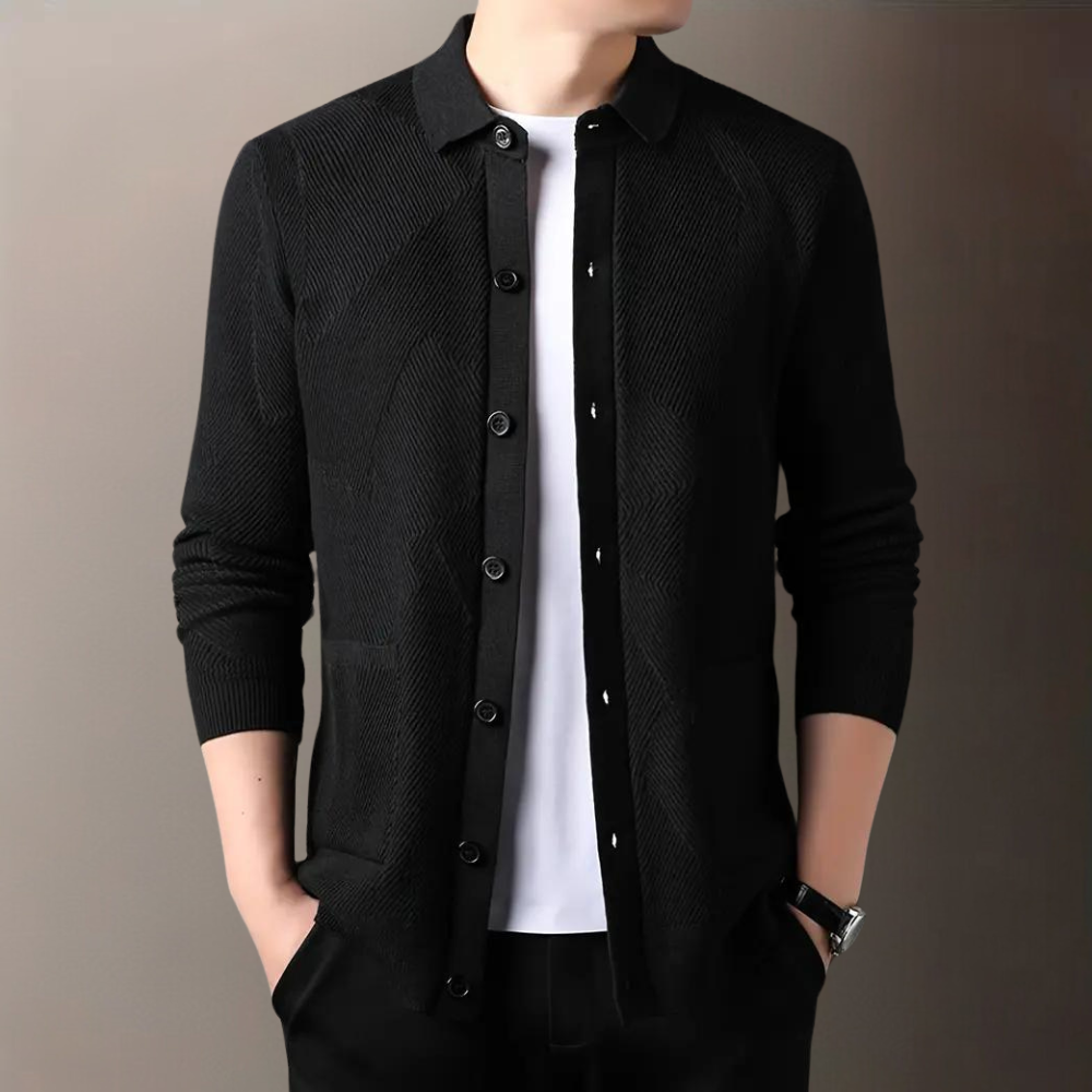 Jip | Zacht gebreid heren vest