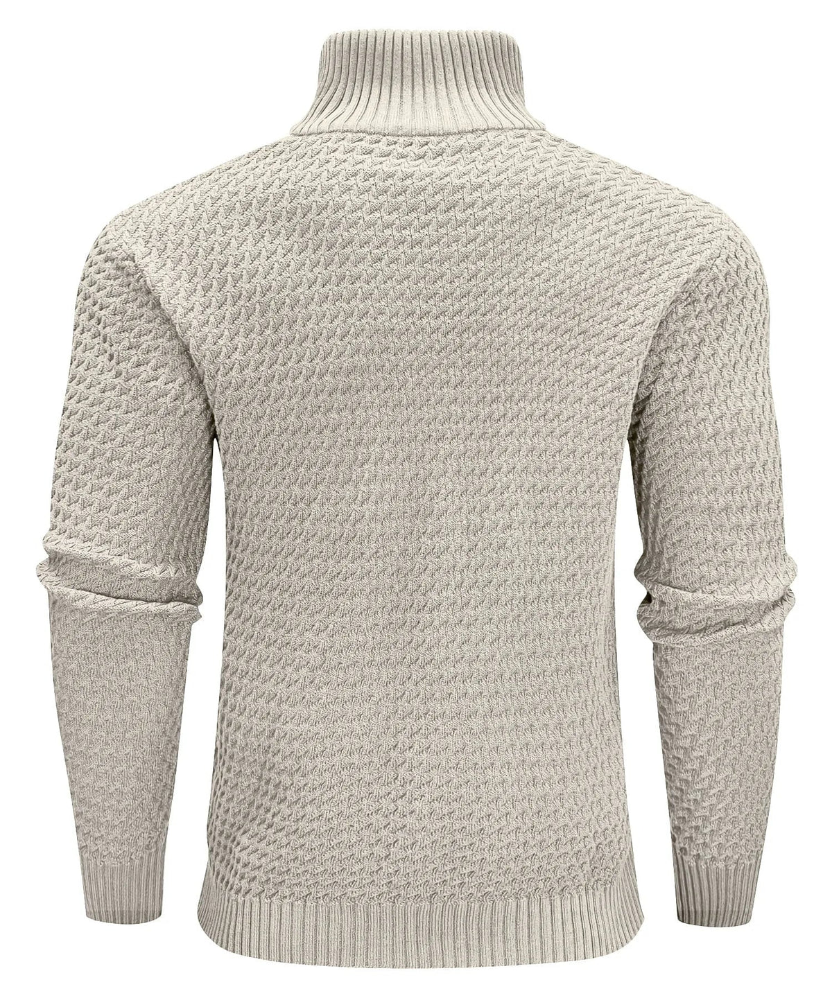 Zip-up trui met turtle