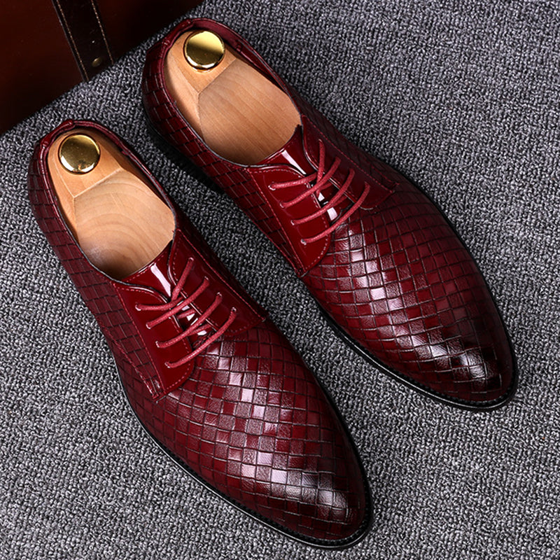 Lucas | Formele leren nette veterschoenen voor mannen