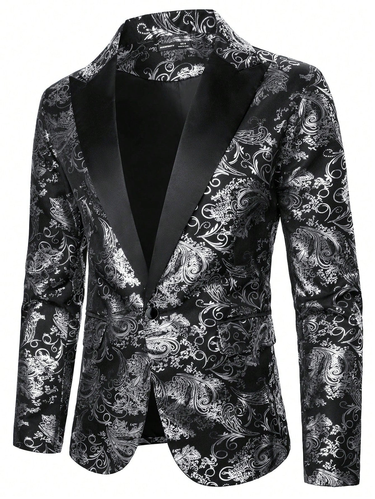 Man | Feestelijke paisley blazer