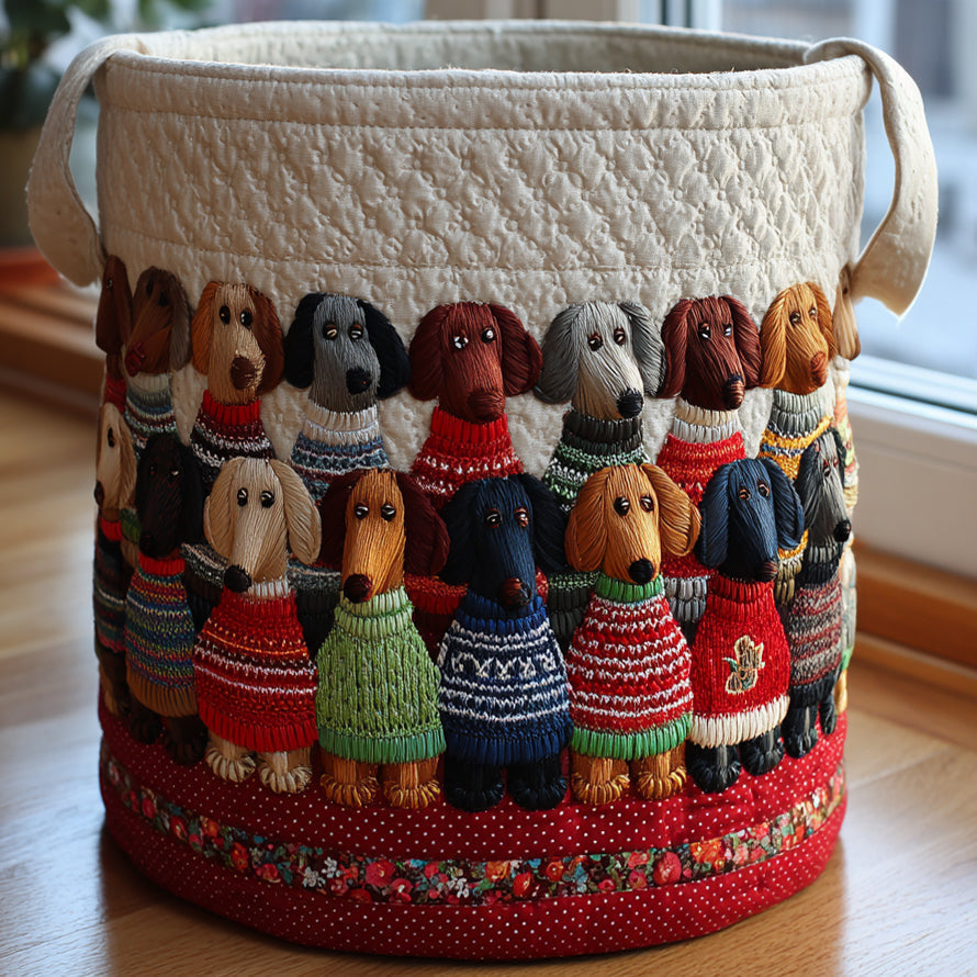 Bassets | Gewatteerde opbergmand