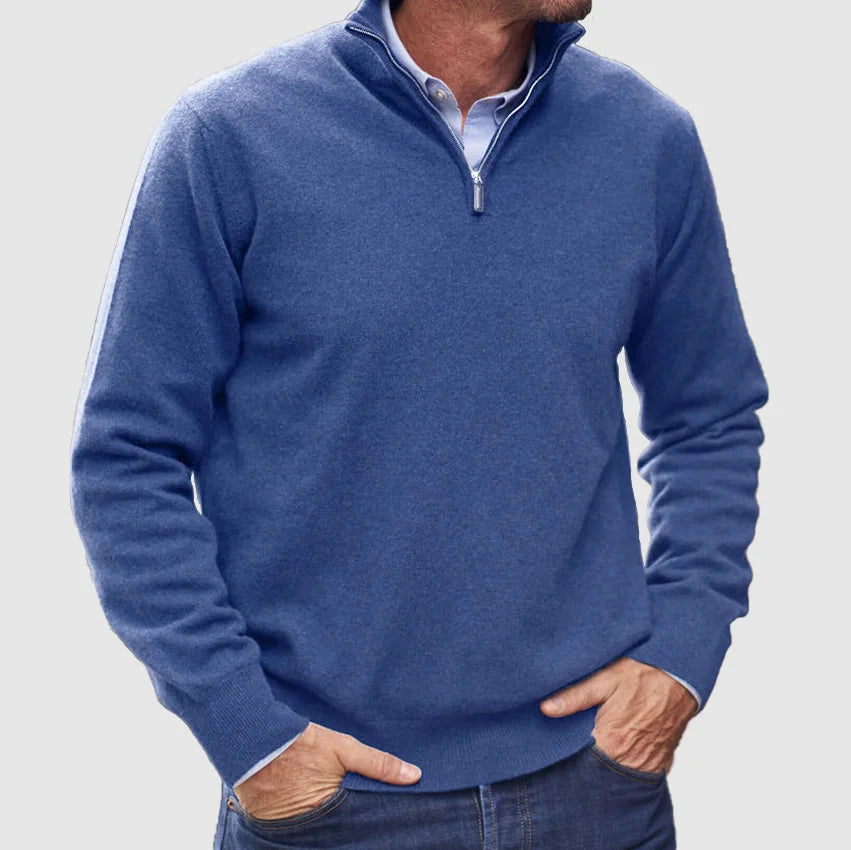 Matteo | Heren zip-up trui met rits