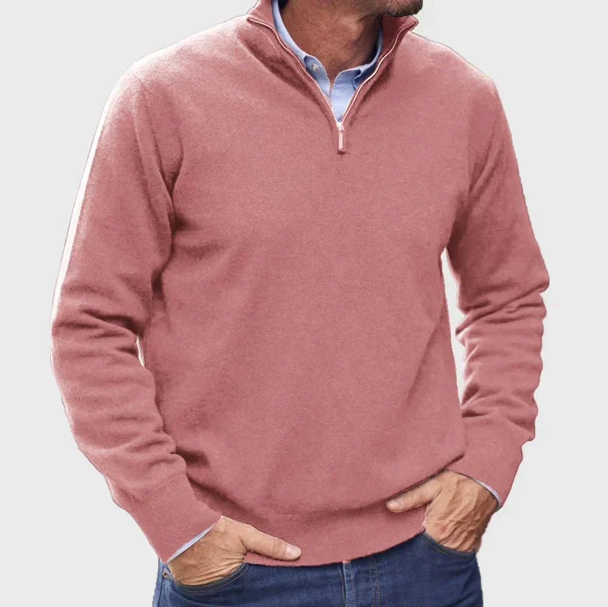 Matteo | Heren zip-up trui met rits
