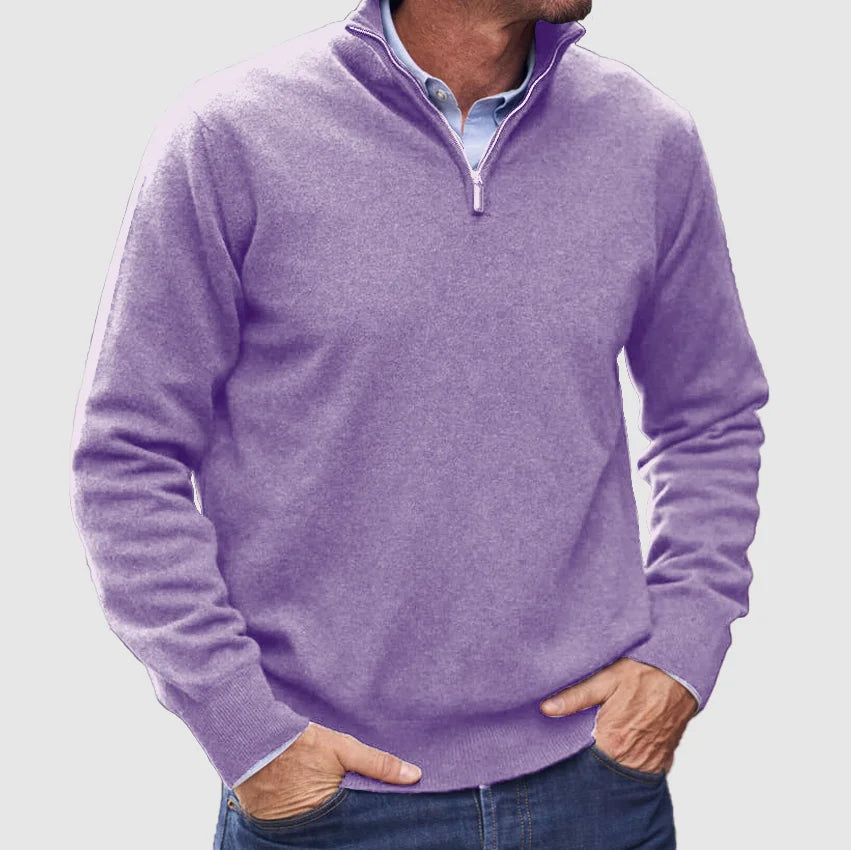 Matteo | Heren zip-up trui met rits