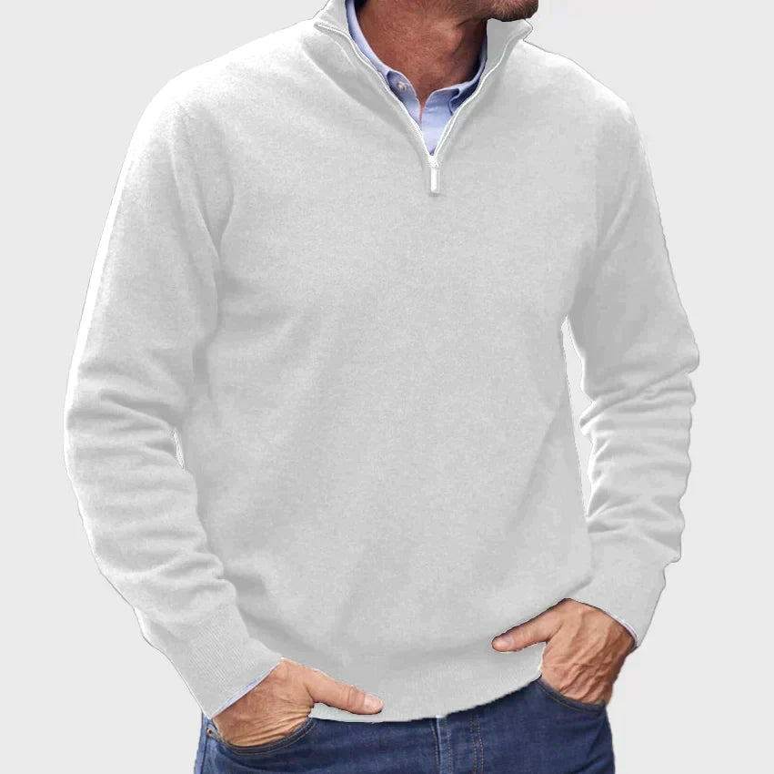 Matteo | Heren zip-up trui met rits