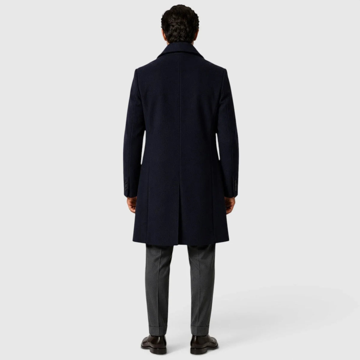 Trenchcoat slim fit met knoopsluiting