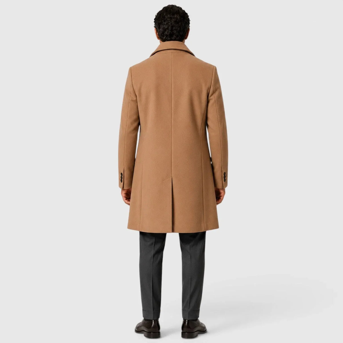 Trenchcoat slim fit met knoopsluiting