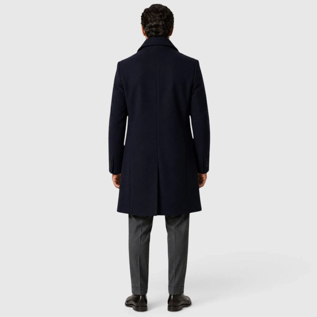 Trenchcoat slim fit met knoopsluiting